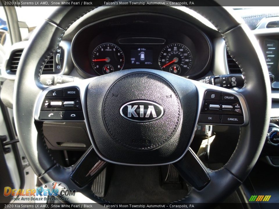 2020 Kia Sorento LX AWD Snow White Pearl / Black Photo #24