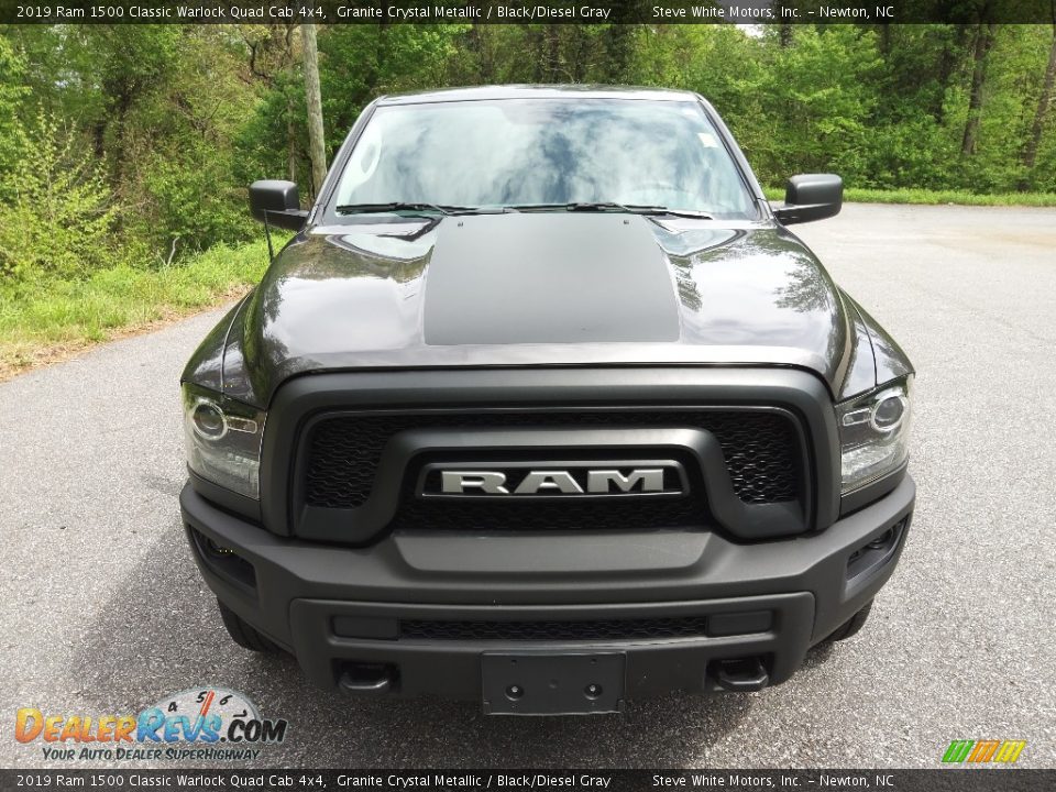 2019 Ram 1500 Classic Warlock Quad Cab 4x4 Granite Crystal Metallic / Black/Diesel Gray Photo #3