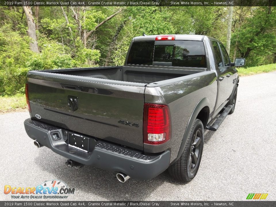 2019 Ram 1500 Classic Warlock Quad Cab 4x4 Granite Crystal Metallic / Black/Diesel Gray Photo #6