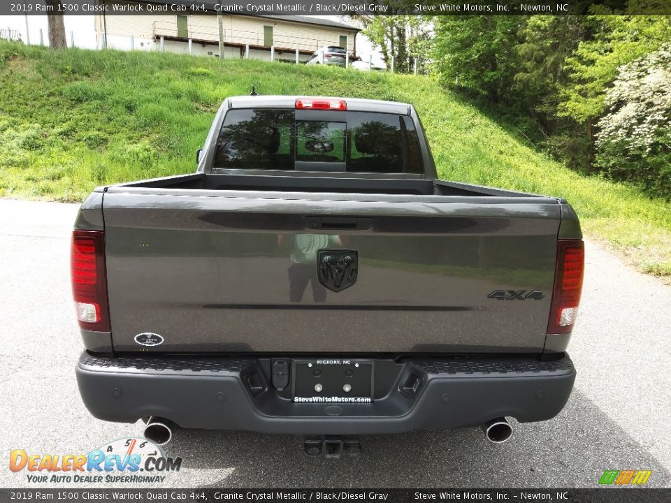 2019 Ram 1500 Classic Warlock Quad Cab 4x4 Granite Crystal Metallic / Black/Diesel Gray Photo #7