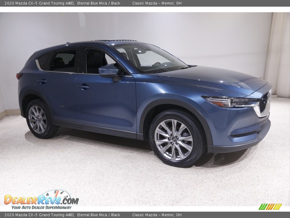2020 Mazda CX-5 Grand Touring AWD Eternal Blue Mica / Black Photo #1
