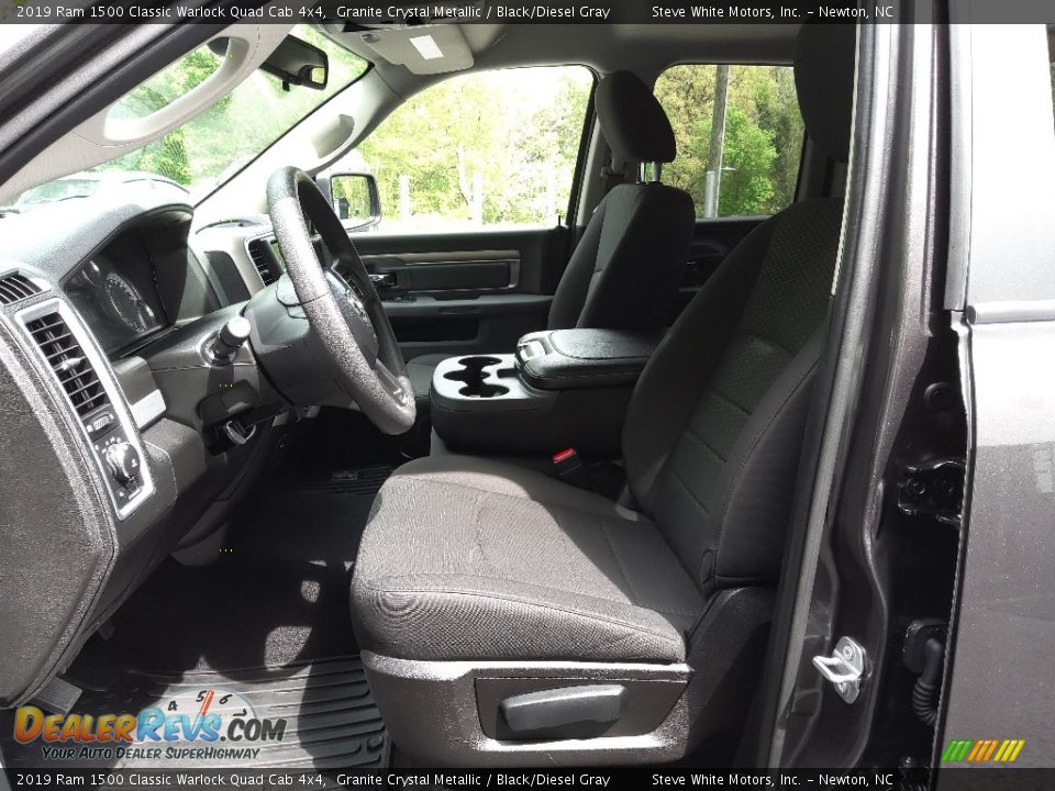 2019 Ram 1500 Classic Warlock Quad Cab 4x4 Granite Crystal Metallic / Black/Diesel Gray Photo #11