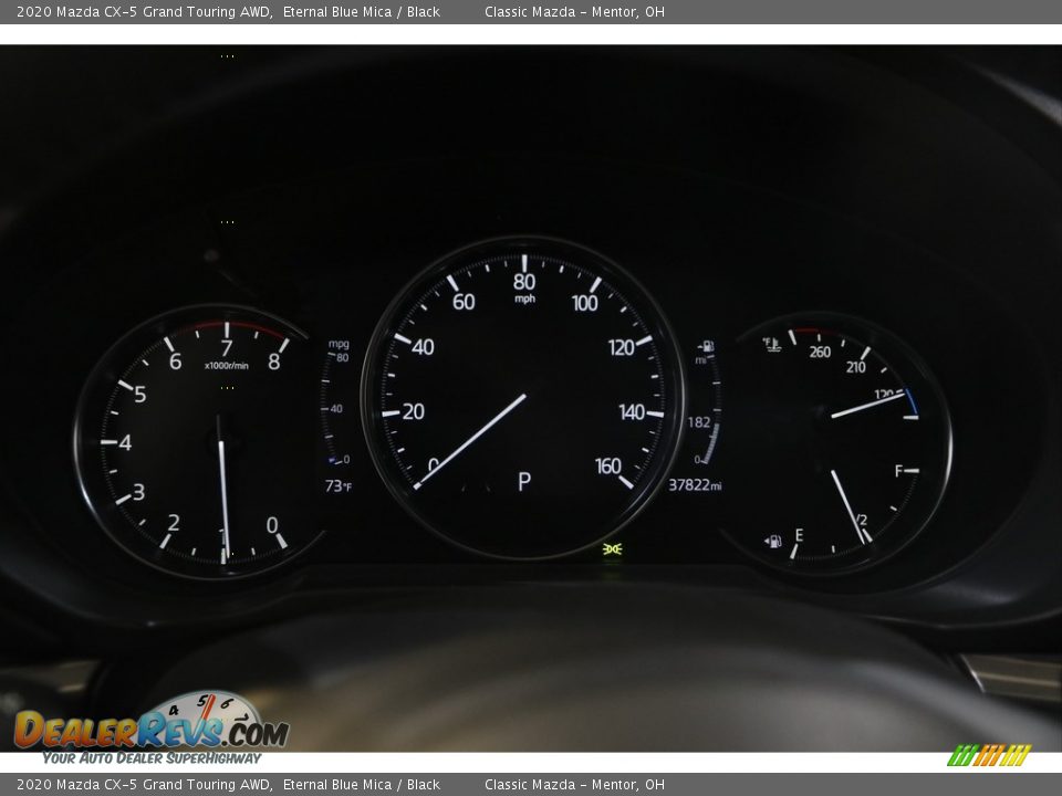 2020 Mazda CX-5 Grand Touring AWD Eternal Blue Mica / Black Photo #8