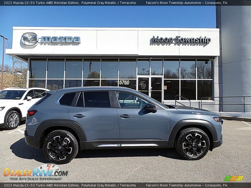 2023 Mazda CX-50 Turbo AWD Meridian Edition Polymetal Gray Metallic / Terracotta Photo #1