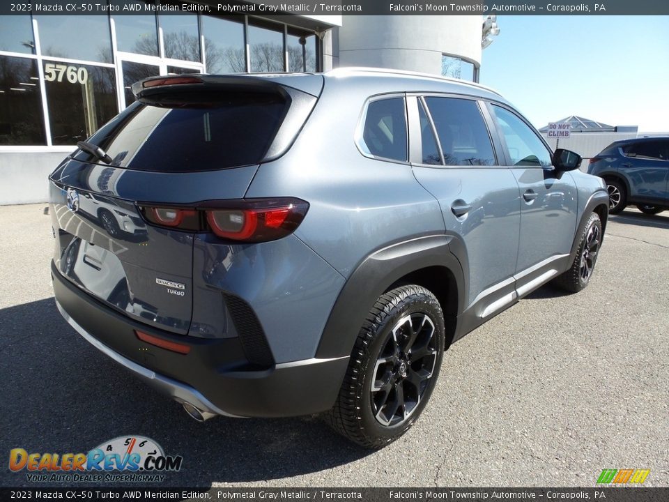 2023 Mazda CX-50 Turbo AWD Meridian Edition Polymetal Gray Metallic / Terracotta Photo #2