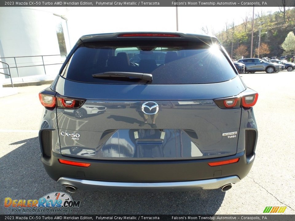 2023 Mazda CX-50 Turbo AWD Meridian Edition Polymetal Gray Metallic / Terracotta Photo #3