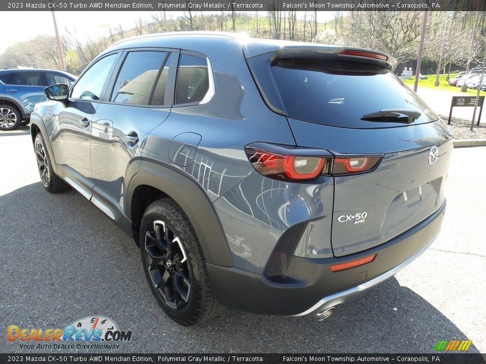 2023 Mazda CX-50 Turbo AWD Meridian Edition Polymetal Gray Metallic / Terracotta Photo #5