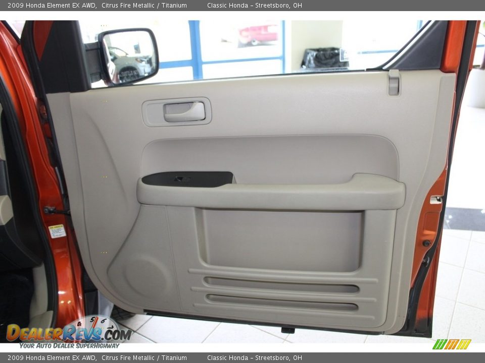 2009 Honda Element EX AWD Citrus Fire Metallic / Titanium Photo #14