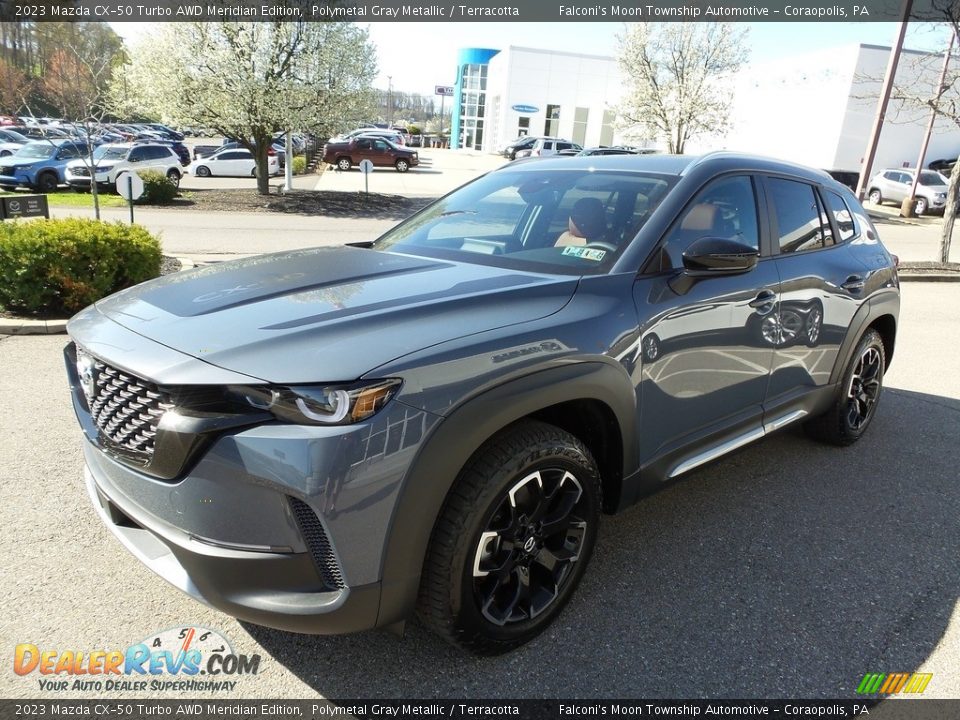 2023 Mazda CX-50 Turbo AWD Meridian Edition Polymetal Gray Metallic / Terracotta Photo #7