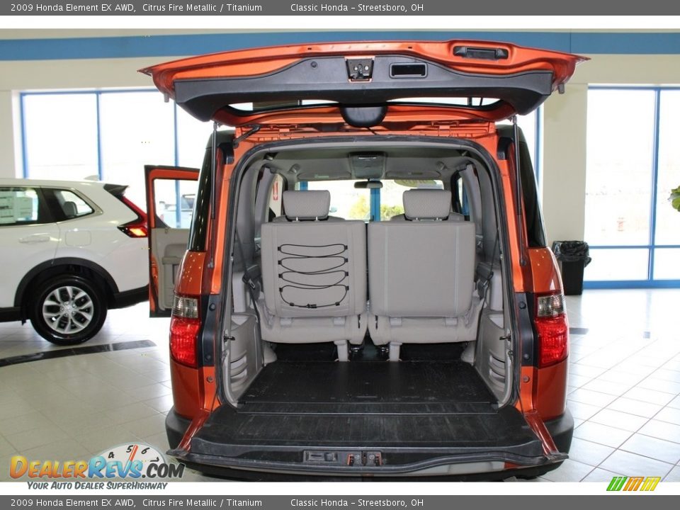 2009 Honda Element EX AWD Citrus Fire Metallic / Titanium Photo #23