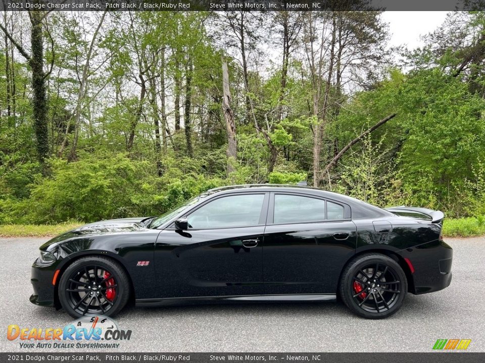 Pitch Black 2021 Dodge Charger Scat Pack Photo #1