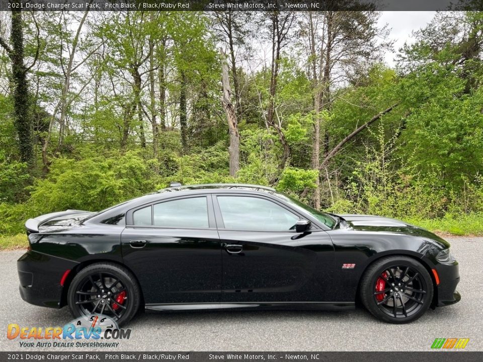 Pitch Black 2021 Dodge Charger Scat Pack Photo #6