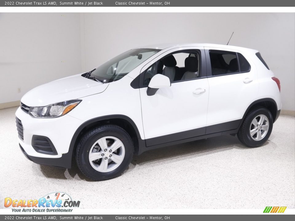 2022 Chevrolet Trax LS AWD Summit White / Jet Black Photo #3