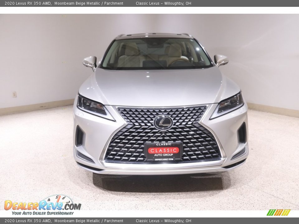 2020 Lexus RX 350 AWD Moonbeam Beige Metallic / Parchment Photo #2