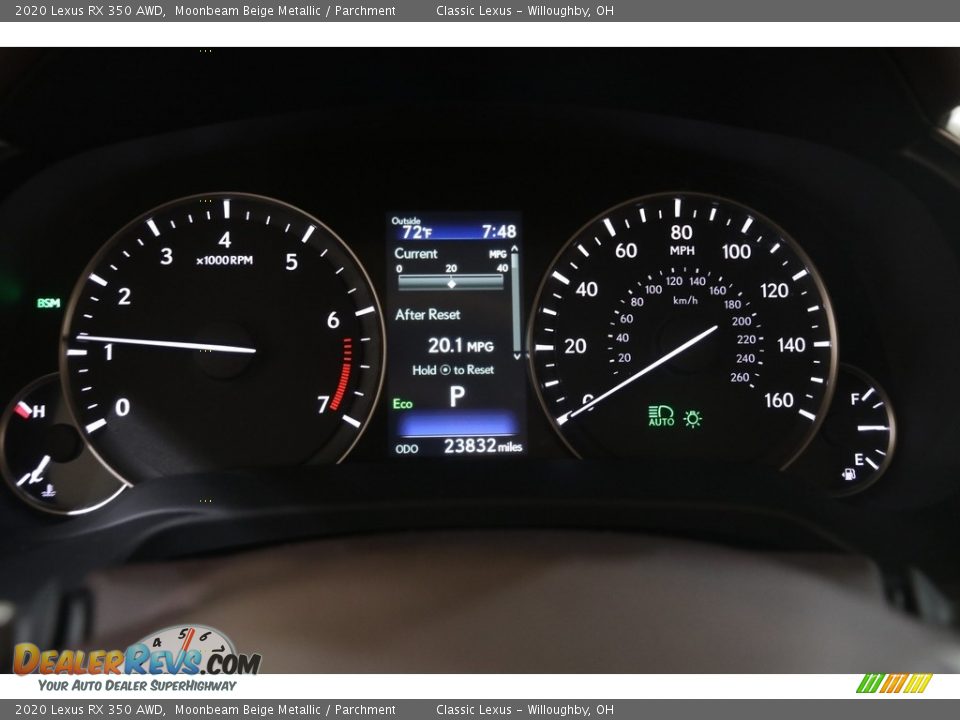 2020 Lexus RX 350 AWD Gauges Photo #8