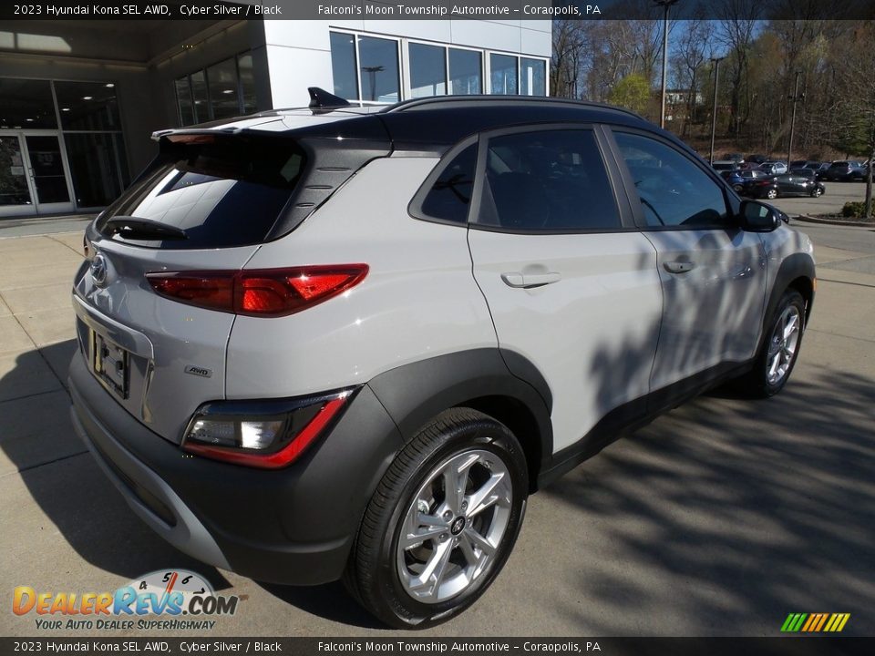 2023 Hyundai Kona SEL AWD Cyber Silver / Black Photo #2