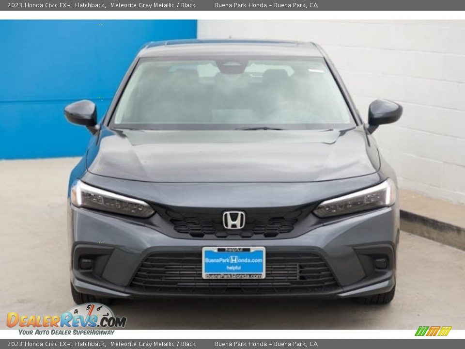 2023 Honda Civic EX-L Hatchback Meteorite Gray Metallic / Black Photo #3