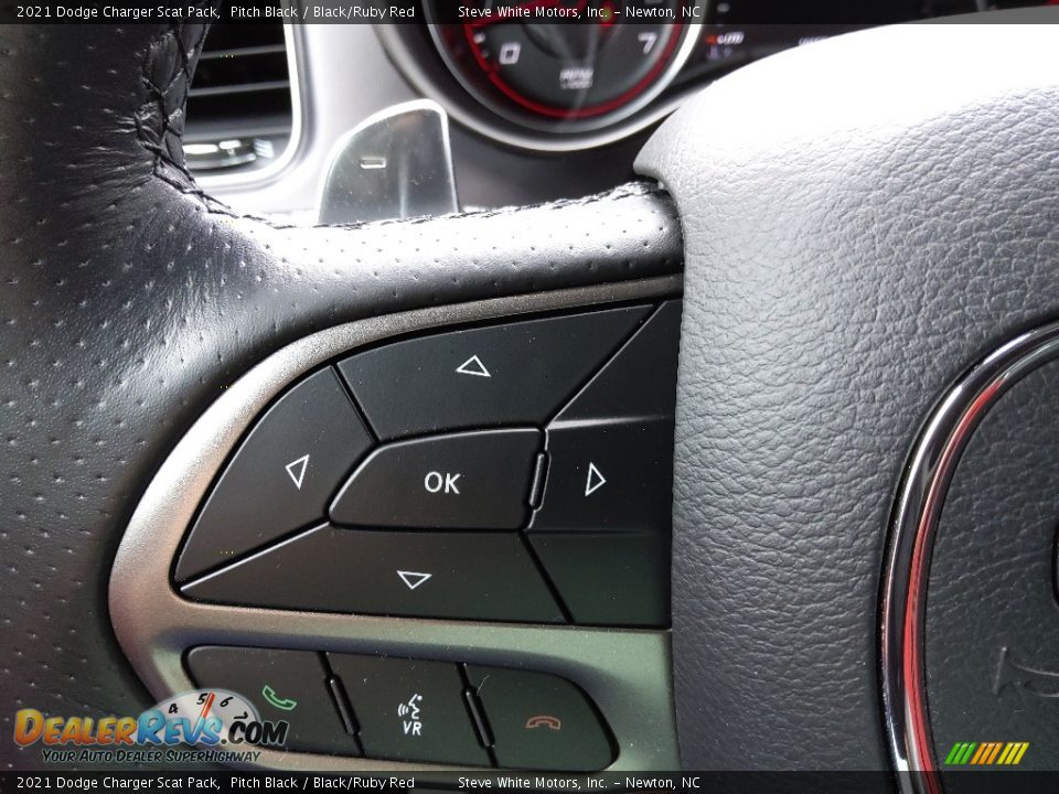 2021 Dodge Charger Scat Pack Steering Wheel Photo #21