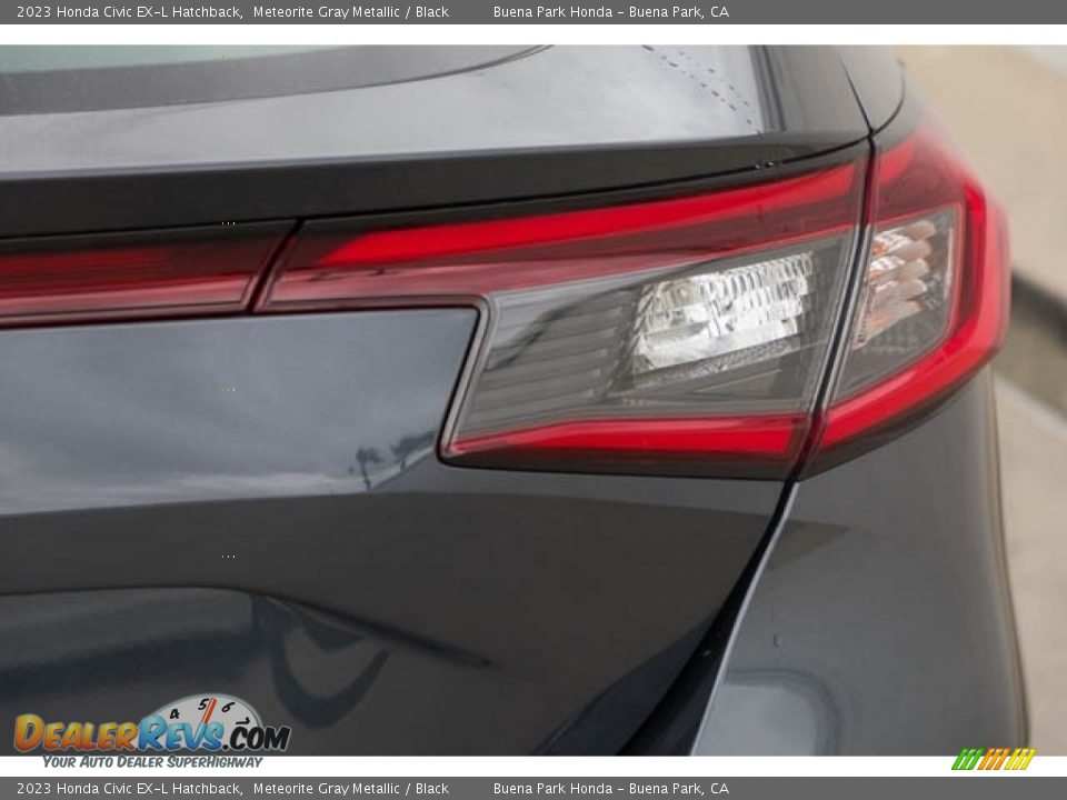 2023 Honda Civic EX-L Hatchback Meteorite Gray Metallic / Black Photo #7