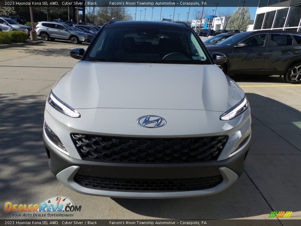 2023 Hyundai Kona SEL AWD Cyber Silver / Black Photo #8