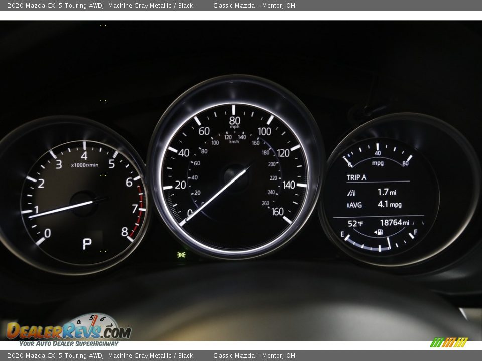 2020 Mazda CX-5 Touring AWD Machine Gray Metallic / Black Photo #8