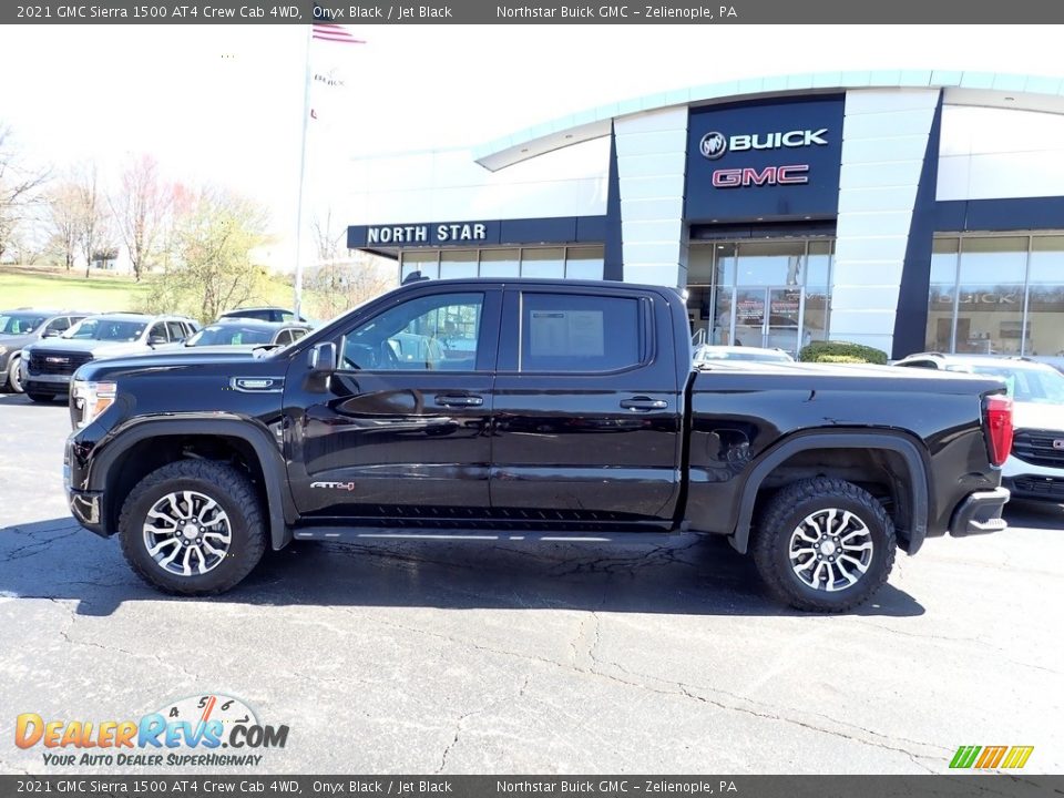 2021 GMC Sierra 1500 AT4 Crew Cab 4WD Onyx Black / Jet Black Photo #2