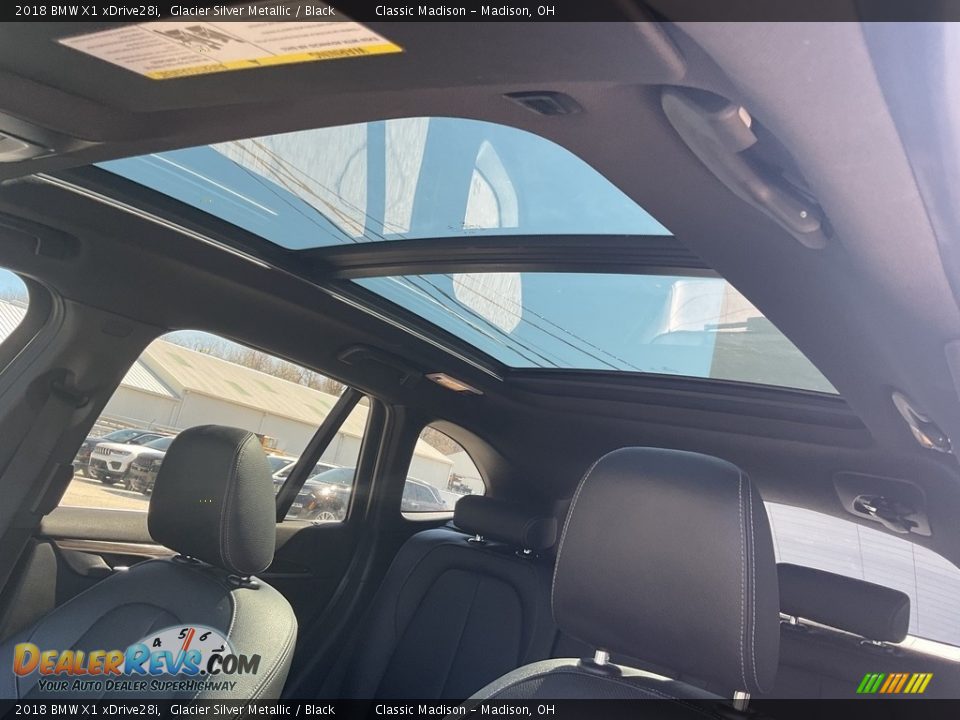2018 BMW X1 xDrive28i Glacier Silver Metallic / Black Photo #7