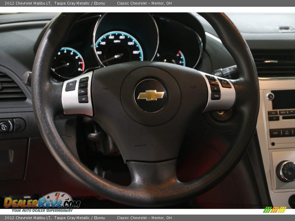 2012 Chevrolet Malibu LT Taupe Gray Metallic / Ebony Photo #7