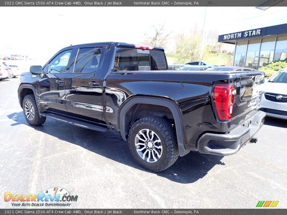 2021 GMC Sierra 1500 AT4 Crew Cab 4WD Onyx Black / Jet Black Photo #3