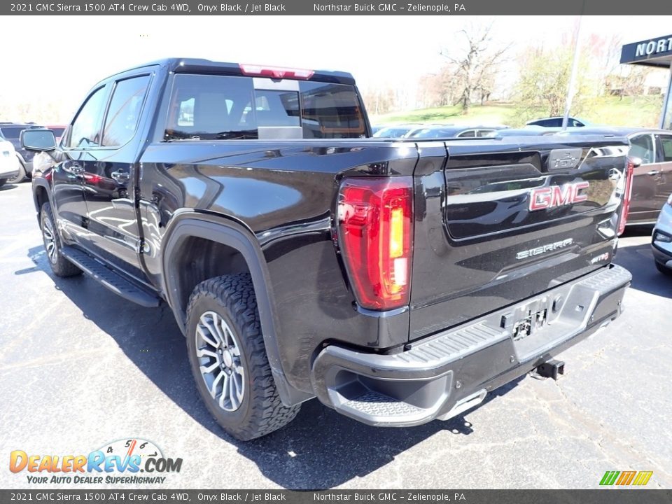 2021 GMC Sierra 1500 AT4 Crew Cab 4WD Onyx Black / Jet Black Photo #4