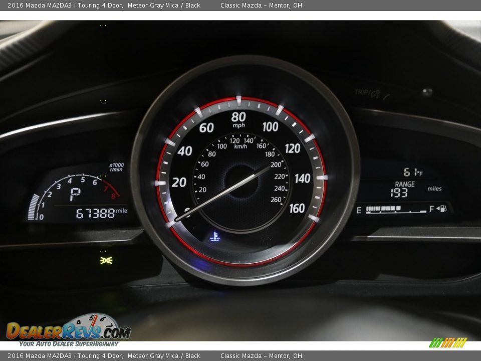 2016 Mazda MAZDA3 i Touring 4 Door Gauges Photo #8