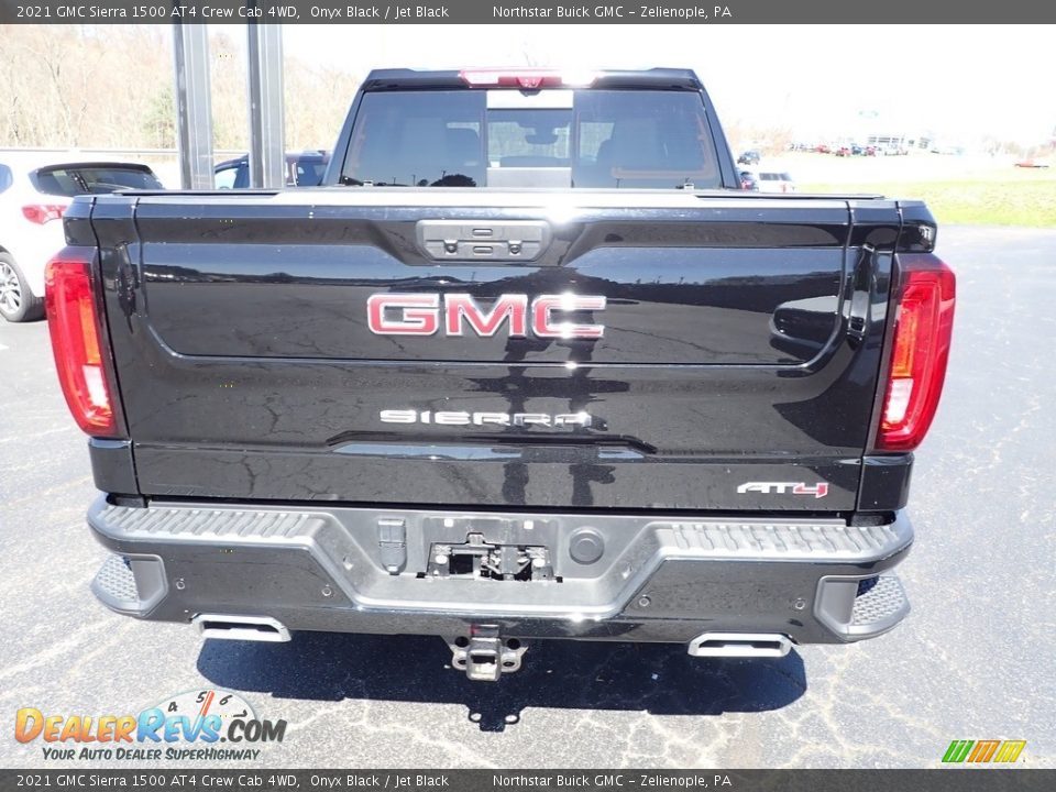 2021 GMC Sierra 1500 AT4 Crew Cab 4WD Onyx Black / Jet Black Photo #5