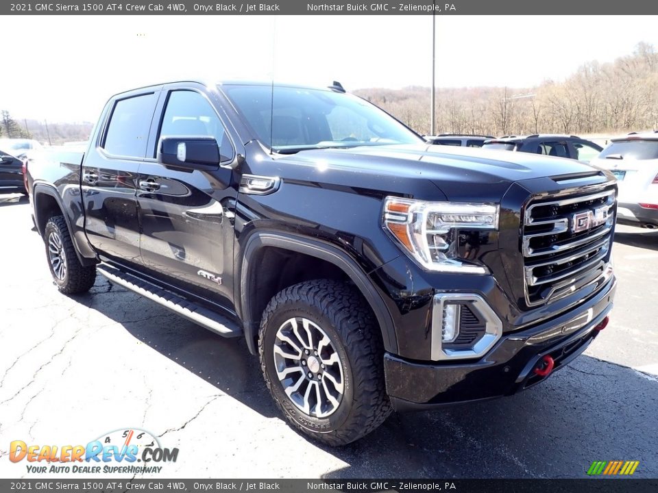 2021 GMC Sierra 1500 AT4 Crew Cab 4WD Onyx Black / Jet Black Photo #9