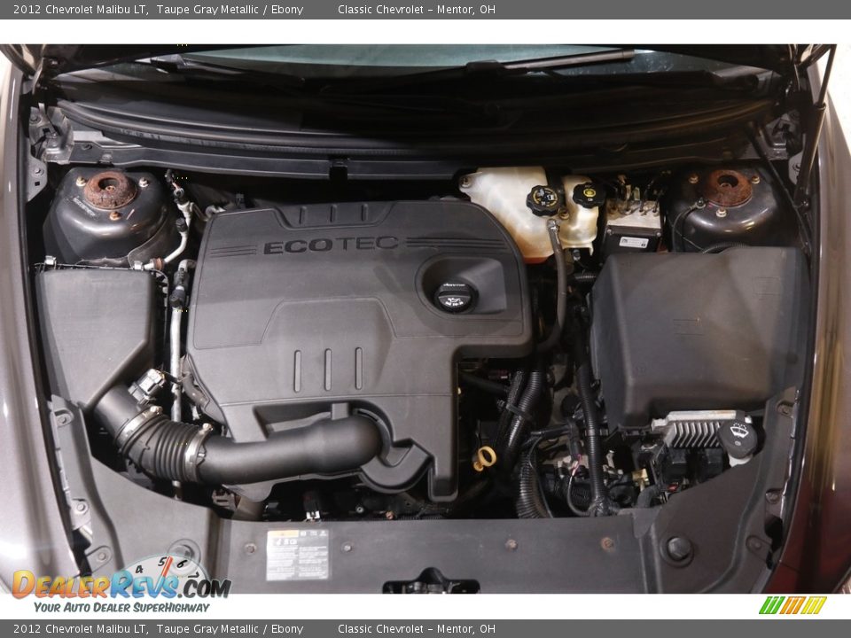 2012 Chevrolet Malibu LT Taupe Gray Metallic / Ebony Photo #16
