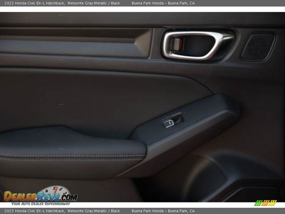 2023 Honda Civic EX-L Hatchback Meteorite Gray Metallic / Black Photo #35