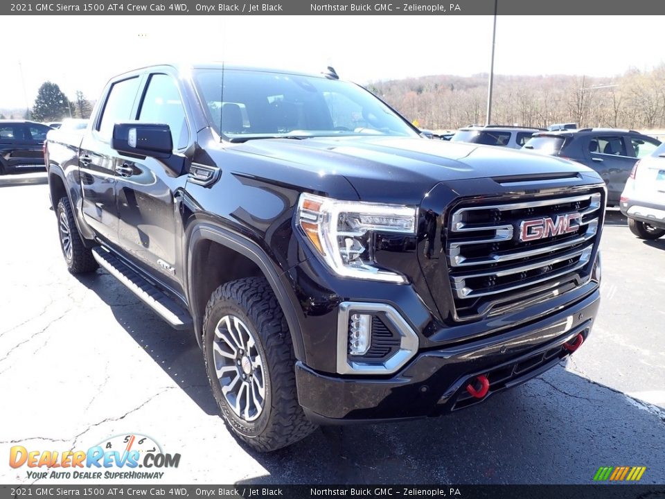 2021 GMC Sierra 1500 AT4 Crew Cab 4WD Onyx Black / Jet Black Photo #10