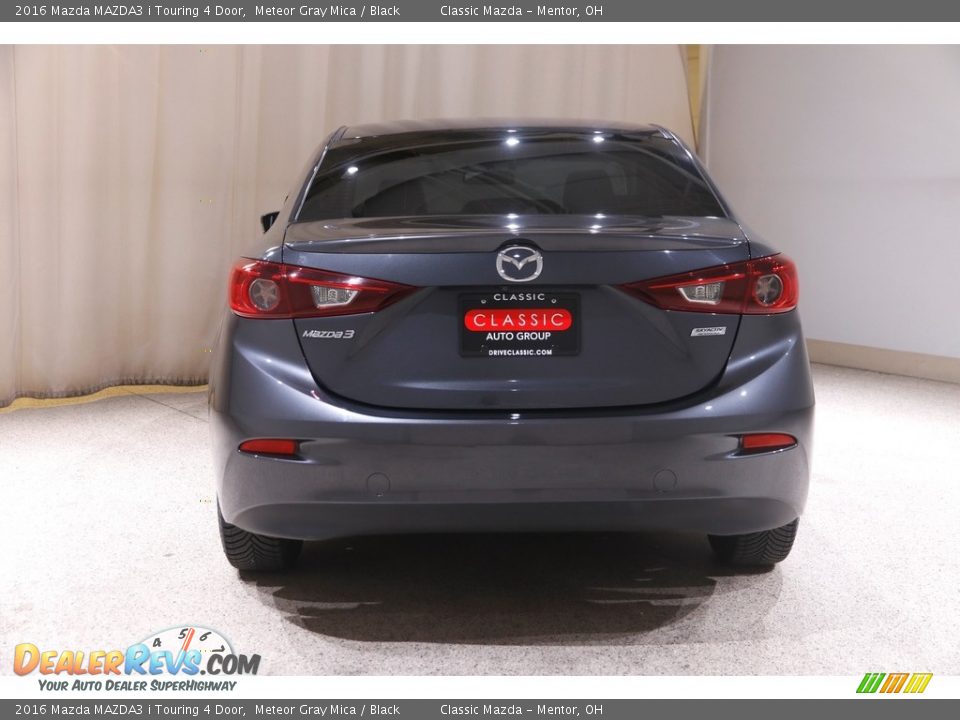 2016 Mazda MAZDA3 i Touring 4 Door Meteor Gray Mica / Black Photo #17