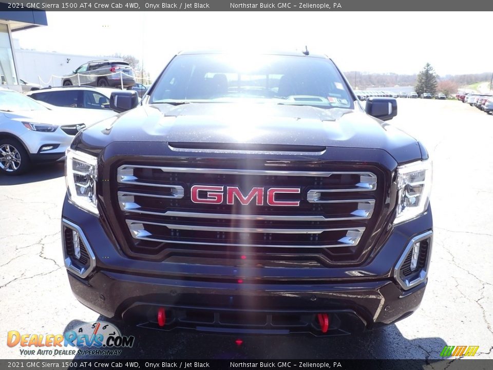 2021 GMC Sierra 1500 AT4 Crew Cab 4WD Onyx Black / Jet Black Photo #11