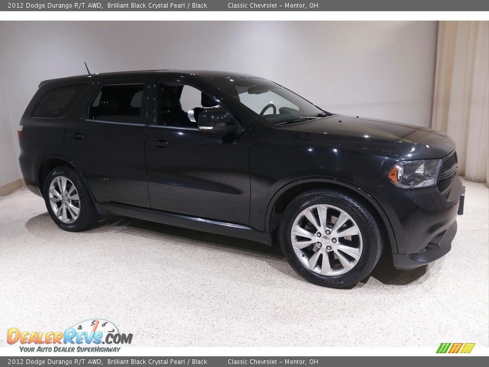 2012 Dodge Durango R/T AWD Brilliant Black Crystal Pearl / Black Photo #1