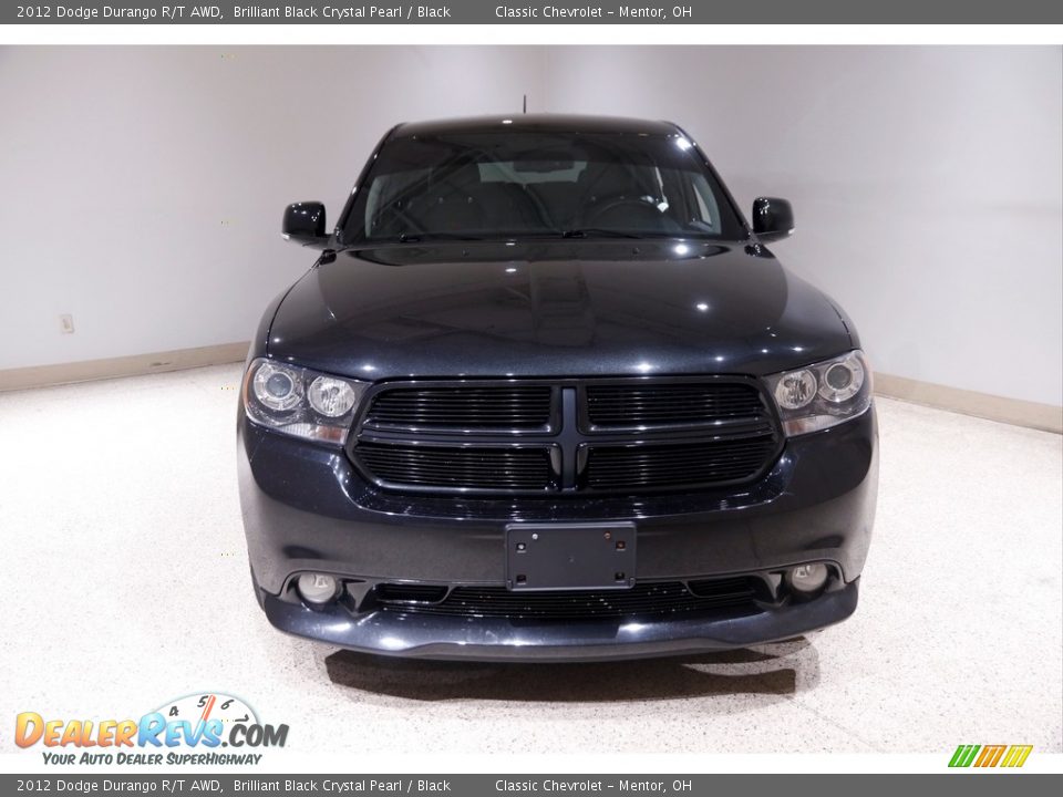 2012 Dodge Durango R/T AWD Brilliant Black Crystal Pearl / Black Photo #2