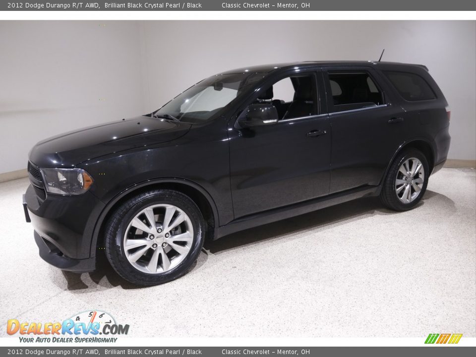 2012 Dodge Durango R/T AWD Brilliant Black Crystal Pearl / Black Photo #3