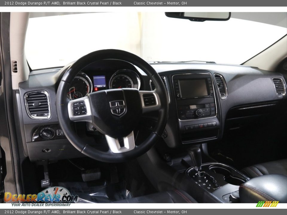 2012 Dodge Durango R/T AWD Brilliant Black Crystal Pearl / Black Photo #6