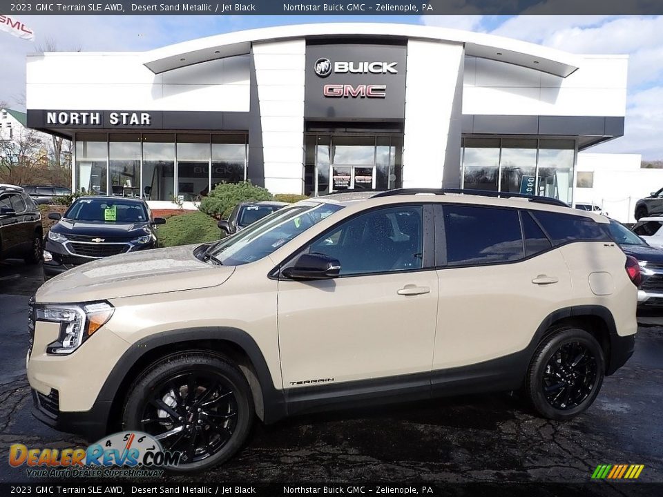 2023 GMC Terrain SLE AWD Desert Sand Metallic / Jet Black Photo #1