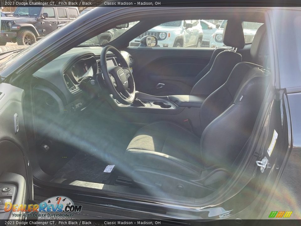 2023 Dodge Challenger GT Pitch Black / Black Photo #2
