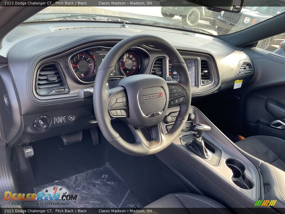 2023 Dodge Challenger GT Pitch Black / Black Photo #3