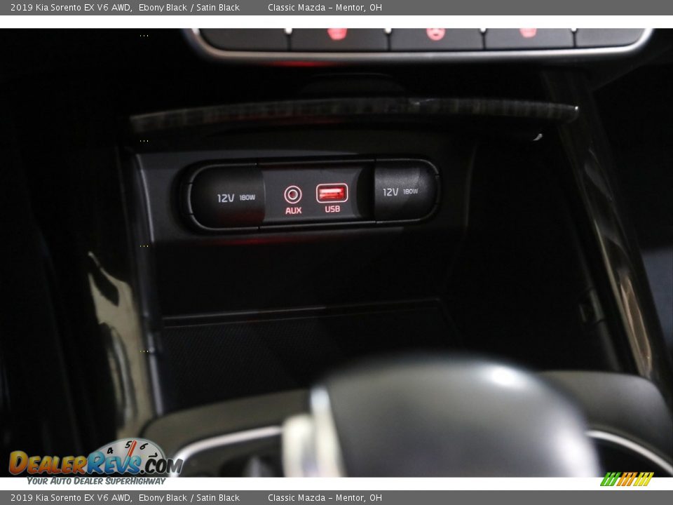 2019 Kia Sorento EX V6 AWD Ebony Black / Satin Black Photo #15