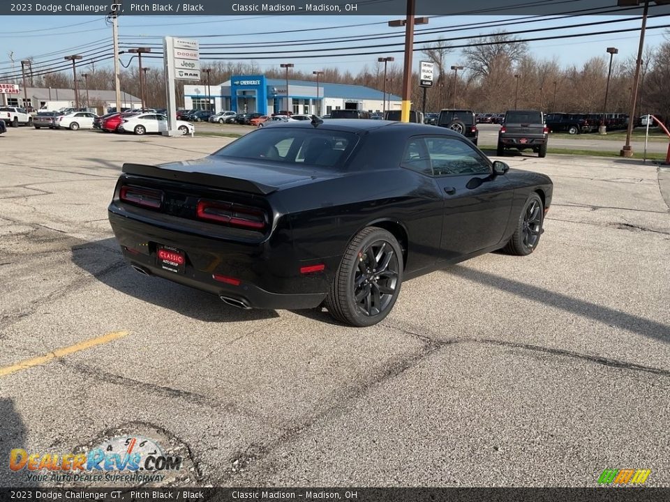2023 Dodge Challenger GT Pitch Black / Black Photo #7
