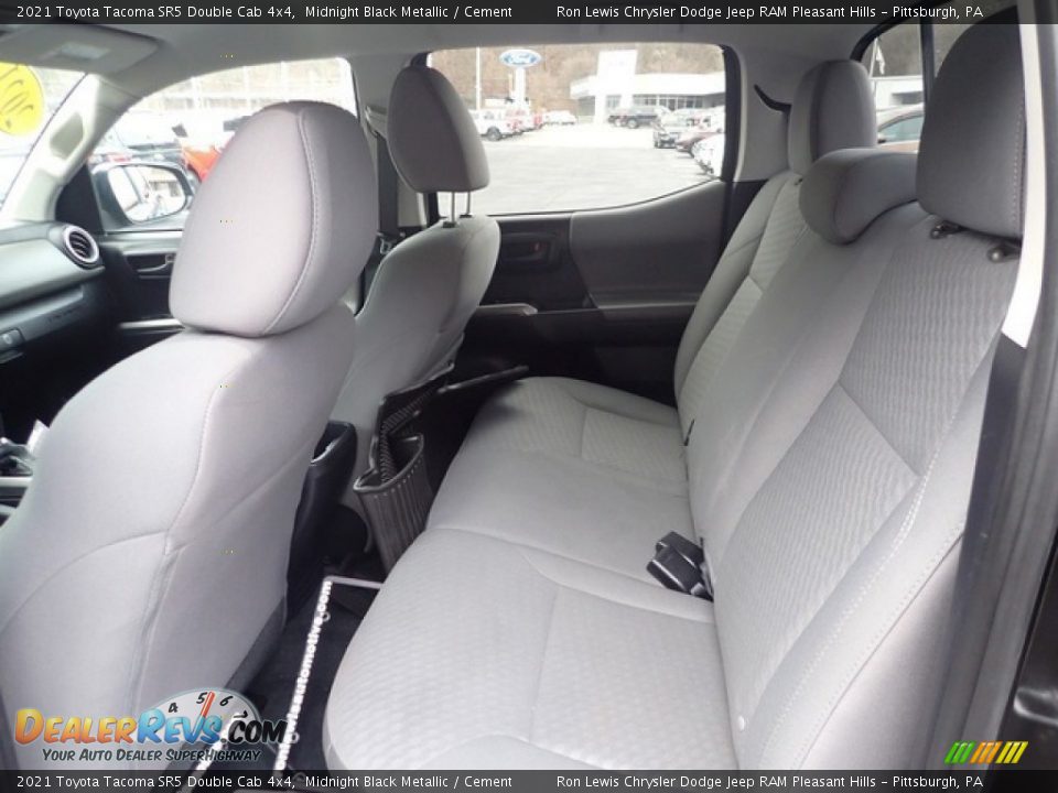 Rear Seat of 2021 Toyota Tacoma SR5 Double Cab 4x4 Photo #13