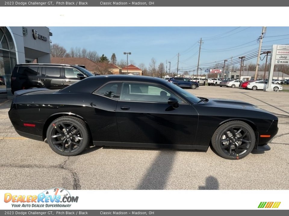 2023 Dodge Challenger GT Pitch Black / Black Photo #8