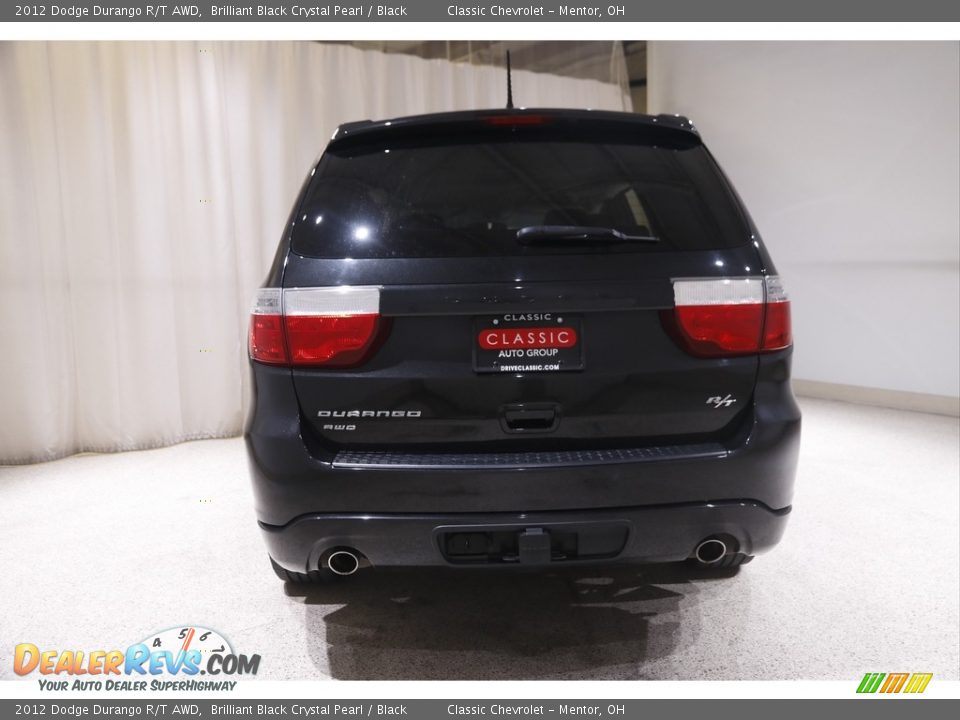 2012 Dodge Durango R/T AWD Brilliant Black Crystal Pearl / Black Photo #19